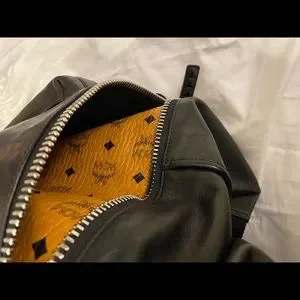 MCM | Bags | Mcm Authentic Backpack Blackbrown Lambs Leather 